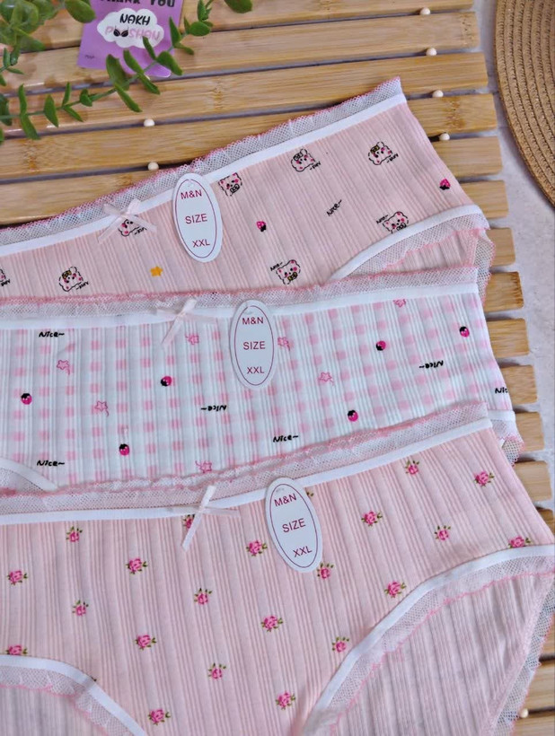 شورت نخ پنبه فانتزی عروسکی زنانه